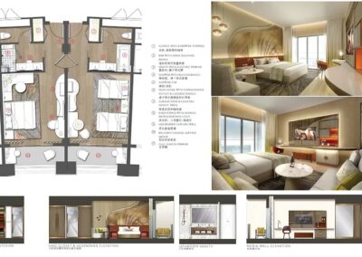 Typical King Room Plan and Images